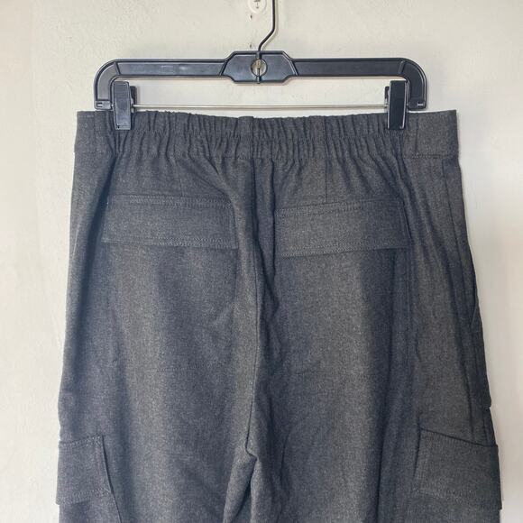 Vince Wide Leg Raver Flannel Cargo Utility Pants 10 Career‎ Relaxed Quiet Luxury - Picture 7 of 9